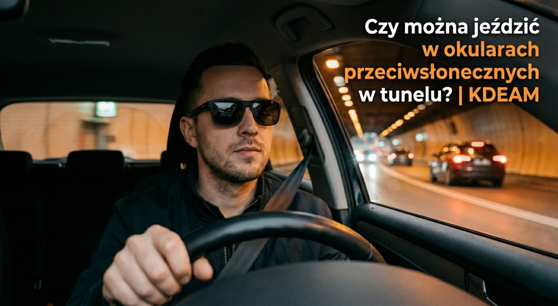 Czy można jeździć w okularach przeciwsłonecznych w tunelu?