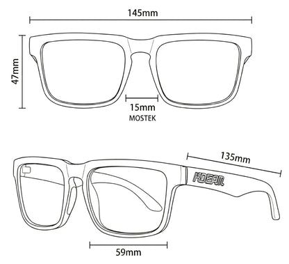 Okulary Przeciwsłoneczne Polaryzacyjne KDEAM Navi Miami