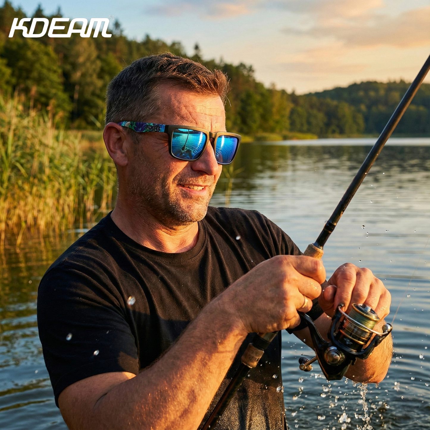 Okulary Przeciwsłoneczne Polaryzacyjne KDEAM Navi Tropics