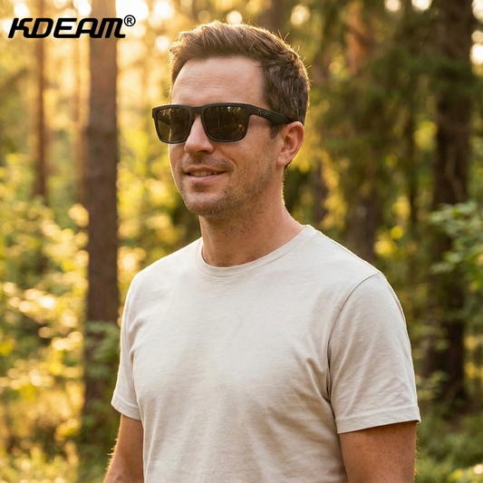 Okulary Przeciwsłoneczne Polaryzacyjne KDEAM Navi Black