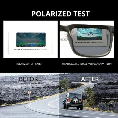 Okulary Przeciwsłoneczne Polaryzacyjne KDEAM Navi Lime
