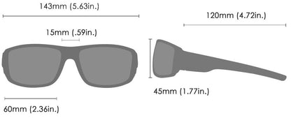 Okulary Przeciwsłoneczne Polaryzacyjne KDEAM Flash Grey